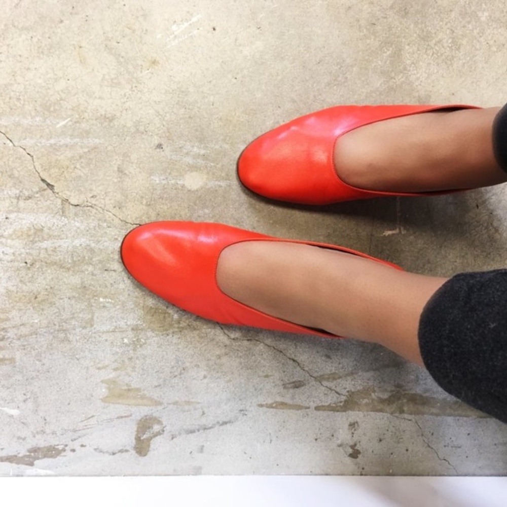 MARTINIANO High Glove Heels in Coral EU 39 US 8 or 8.5